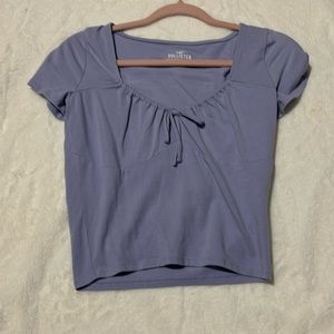 Hollister Light Purple Crop Top